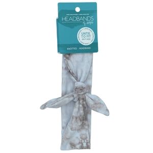 Headbands of Hope taupe knotted headband